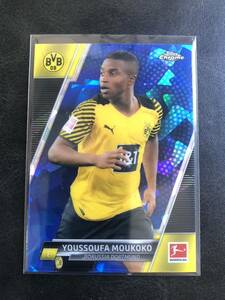 topps chrome bundesliga youssoufa moukoko ムココ dortmund ドルトムント