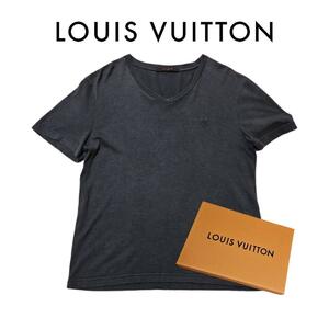 Louis Vuitton LV刺繍ロゴtシャツ グレー M