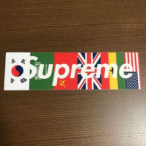 【Supreme】「国旗」ステッカー 激レア / BOXロゴ ボックスロゴ BOXLOGO