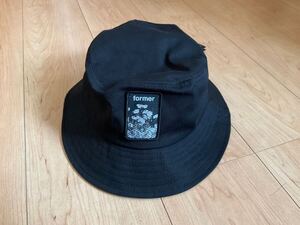 新品 フリーサイズ FORMER BUCKET HAT バケットハット ブラック　黒　定価6600円