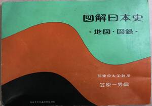 図解日本史　地図・図録　前東京大学教授　笹原一男編