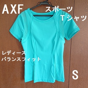 S AXF アクセフ ベルガード スポーツ トップス Tシャツ 半袖 レディース ジュニア リカバリーウエア バランスフィット インナー