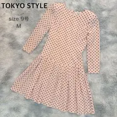 美品◇TOKYO STYLE ドット ワンピース Vintage レトロ 9号