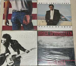 ブルース・スプリングスティーン Bruce Springsteen Born In The U.S.A.,BORN TO RUN ,NEBRASKA, TUNNEL～ 韓国盤 新品未使用　4枚セット