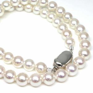 テリ抜群!!高品質!!◆アコヤ本真珠ネックレス◆J 約37.8g 約43.0cm 7.5mm珠 pearl パール jewelry necklace ジュエリー EA0/EB0