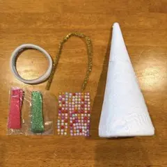 ❣️ DIY クリスマスツリー キット クラフト キット ホワイト クリスマス