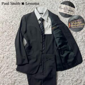 Paul Smith ポールスミス　高級レッソーナ生地　メンズ　セットアップ　スーツ　希少 Sサイズ　