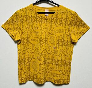 希少stussy USA製 Tシャツ 総柄 レディース半袖Tシャツ