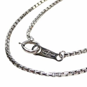 J◇Pt850 ラソマ ベネチアン チェーン ネックレス プラチナ 50cm La soma platinum chain necklace