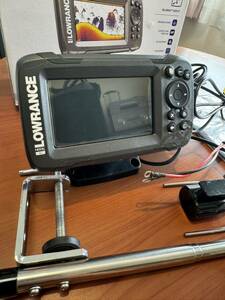 ローランス HOOK2 4X LOWRANCE 魚探 バス　ワカサギ 魚群探知機 使用少ない良品です♪♪