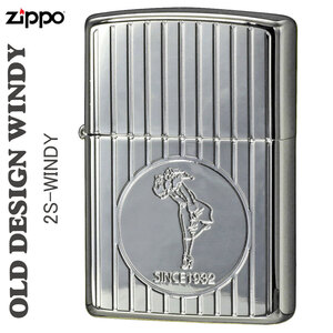 【ZIPPO】OLD DESIGN 銀メッキ　エッチング　両面加工【ネコポス対応】