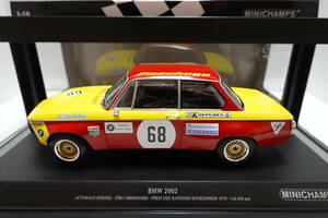 ☆1円始・450台限定☆PMA 1/18　BMW 2002 #68 AUTOHAUS SPEIDEL PREIS DER NATION HOKENHEIM 1970 ホッケンハイム05-230407 