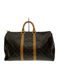 LOUIS VUITTON◆キーポル45_モノグラム・キャンバス_BRW/PVC/BRW