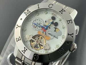 :[A1315]美品 1円～☆メンズ腕時計 AUTOMATIC ディズニー Mickey Mouse ミッキー 動作品