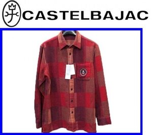 秋冬★50(LL)★\35200〓CASTELBAJACカステルバジャック〓綿起毛シャツブルゾン80