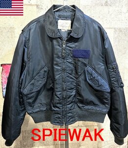 USA製 SPIEWAK CPW-45 希少 ネイビー XL スピワック 米国製 スコ―ビルジップ CWU-45P