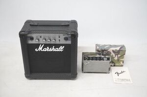 【11-91】 ギターアンプ ミニアンプ まとめ Marshall マーシャル MG10CF 2chコンボ Fender フェンダー MT-10CF 迷彩柄 オーディオ 音響機器