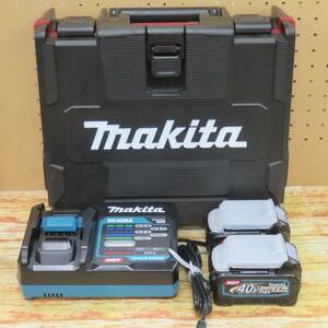 格安スタート！！【未使用品】▼マキタ/makita 40Vmax純正バッテリー2点+充電器+ケースセット BL4025 DC40RA