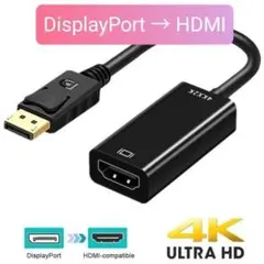 DP TO HDMI 変換アダプタ DisplayPort to HDMI