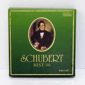 【中古CD】SCHUBERT：3枚組CD：エターナル… シューベルト ベスト30：オーケストラ曲・室内楽曲・ピアノ曲・歌曲：DENON COCQ-84409-11