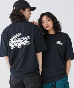 LACOSTE ラコステ　オーバーサイズ バック プリント Tシャツ　4