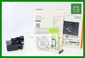 【動作保証・点検済】良品■到着後即使える■SONY Cyber-shot DSC-WX350■バッテリー・チャージャー・4GB SDカード・元箱付き■14787