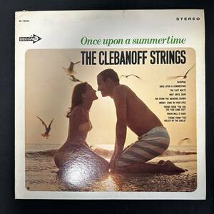 Clebanoff Strings / Once upon a summertime / DECCA Stereo DL 74956 / 初プレスのプロモーションゴールドスタンプ付き / 1968 [USA盤] 