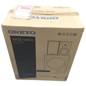 △△【1円スタート】 Onkyo オンキヨー シネマパッケージ ホームシアターシステム 2.1ch 一部通電確認済 BASE-V60 全体的に状態が悪い