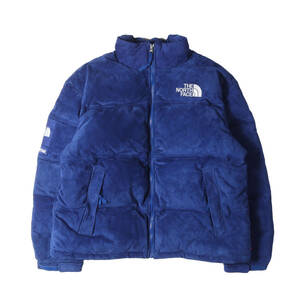 Supreme シュプリーム ジャケット サイズ:L 23AW THE NORTH FACE スウェード ヌプシ ダウンジャケット (Suede Nuptse Jacket) ロイヤル