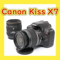 小型軽量⭐️カンタン操作⭐️ダブルレンズ⭐️高画質⭐️Canon kiss X7