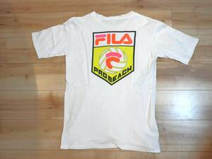 90s FILA USA製 ヴィンテージプリントＴシャツ L