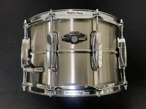 送料無料 美品 廃番 TAMA Brass snare PBS280 PBS380N 14×8 MADE IN JAPAN タマ ブラス スネア ドラム dw