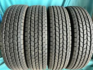 2022年製145/80R12 80/78N LTバリ山！中古スタッドレスタイヤ4本セット　YOKOHAMA iceGUARD IG91 for VAN ヨコハマ アイスガード IG91