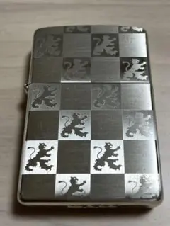 格子柄ZIPPO