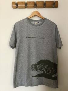 美品ユーズド■AIGLEエーグル■旧ロゴ旧ブランド時代■ビンテージエーグルTシャツ■ツリー柄 LサイズVINTAGE 古着