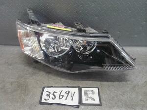 アウトランダー DBA-CW5W 右ヘッドライトASSY 24G 4WD 5人 X42 スタンレー P5585 HID 35691