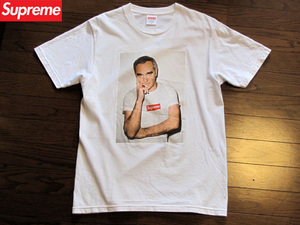 Supreme シュプリーム 16SS モリッシー フォト クルーネック 半袖Tシャツ Morrissey Tee M　ホワイト