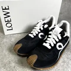 【未使用】LOEWE ロエベ フローランナー ナイロン&スエード ブラック 39