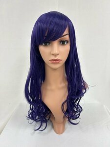 Wigs2you C-003 紫色 パープル コスプレウィッグ アニメ アイドル風 耐熱コスプレウィッグ★シンプルなパーマロングスタイル