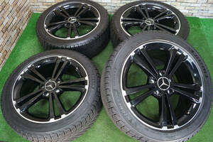 美品★傷無し ベンツ W177 Aクラス 純正 7.5J+49 5H112★95~99%山★2021年★Michelin X-Ice Snow 225/45R18 流用 W247 Bクラス C118 CLA 等