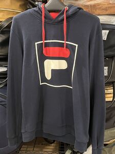 FILA フィラ＜デカロゴ・パーカー・スウェット＞Lサイズ