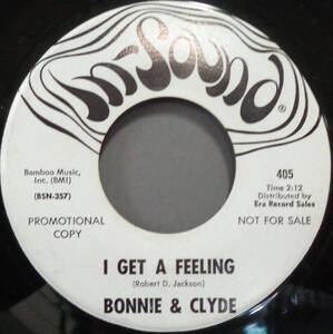 【SOUL 45】BONNIE & CLYDE - I GET A FEELING / I WANT A BOYFRIEND (s240511010) 