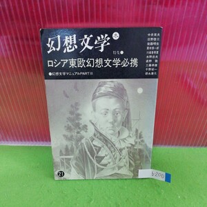 b-200 幻想文学 冬 ロシア東欧幻想文学必携 中井英夫 幻想文学マニュアル 1988年1月15日発行 ※5