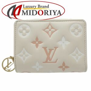 LOUIS VUITTON ルイヴィトン モノグラム レザー 二つ折り財布 ポルトフォイユ ルー M82291 ブラウン/180533【中古】