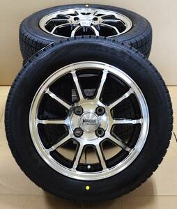 4本セット 在庫限り 155/65R14 ブリヂストン VRX2 2024年製造 新品 スタッドレス / ムーブ タント ウエイク ミラ エッセ / 4穴 100mm