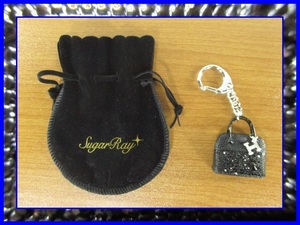 ★Sugar Ray★ シュガーレイ ビジュー付 バッグ型チャーム キーホルダー ブガッティ