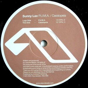 英12 Sunny Lax P.U.M.A. / Cassiopeia ANJ056 Anjunabeats /00250