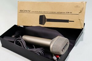 【質Banana】中古SONY/ソニー ECM-99 コンデンサーマイク ステレオマイクロフォン 現品限り♪