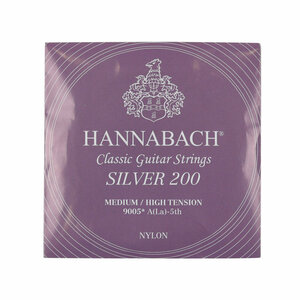 ハナバッハ クラシックギター弦 バラ弦 5弦 1本 HANNABACH Silver200 ミディアムハイテンション 9005MEDIUM/HIGH ギター弦 クラギ弦