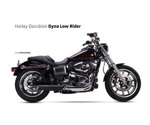 【送料800円】IRONHEAD(アイアンヘッド) HARLEY-DAVIDSON DYNA(ダイナ) LOW RIDER(ローライダー) HC1-3B スリップオン マフラー ブラック